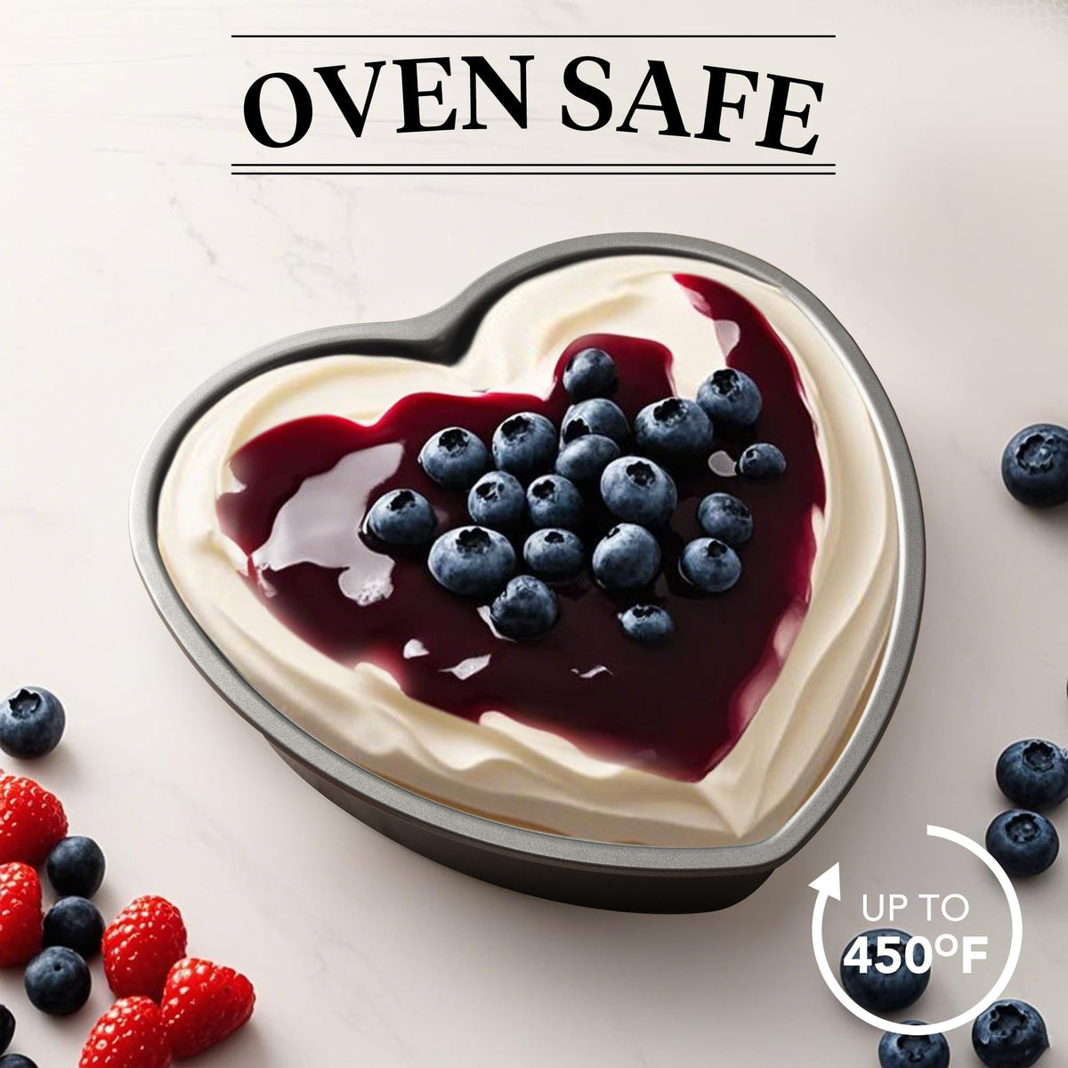 Tiawudi heart pan works well for cakes and brownies.