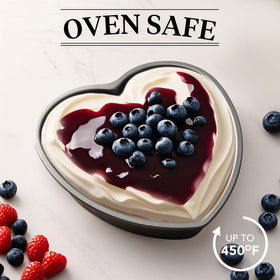 Tiawudi heart pan works well for cakes and brownies.