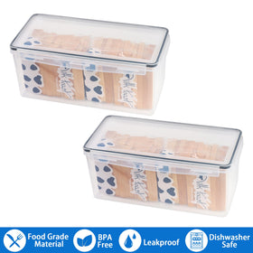 Tiawudi large 9qt bread container designed for baguettes and loaves.