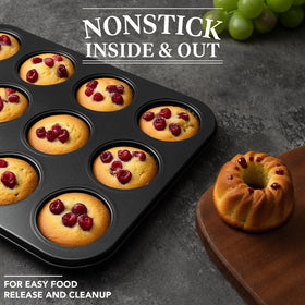 Tiawudi mini fluted tube pan cupcake bites ready to serve.