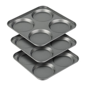 Tiawudi muffin-top-pan-4-cup showing four cups for even browning and portion control