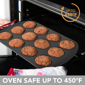 Versatile uses include muffins, eggs, buns and cookies with Tiawudi muffin top pan.