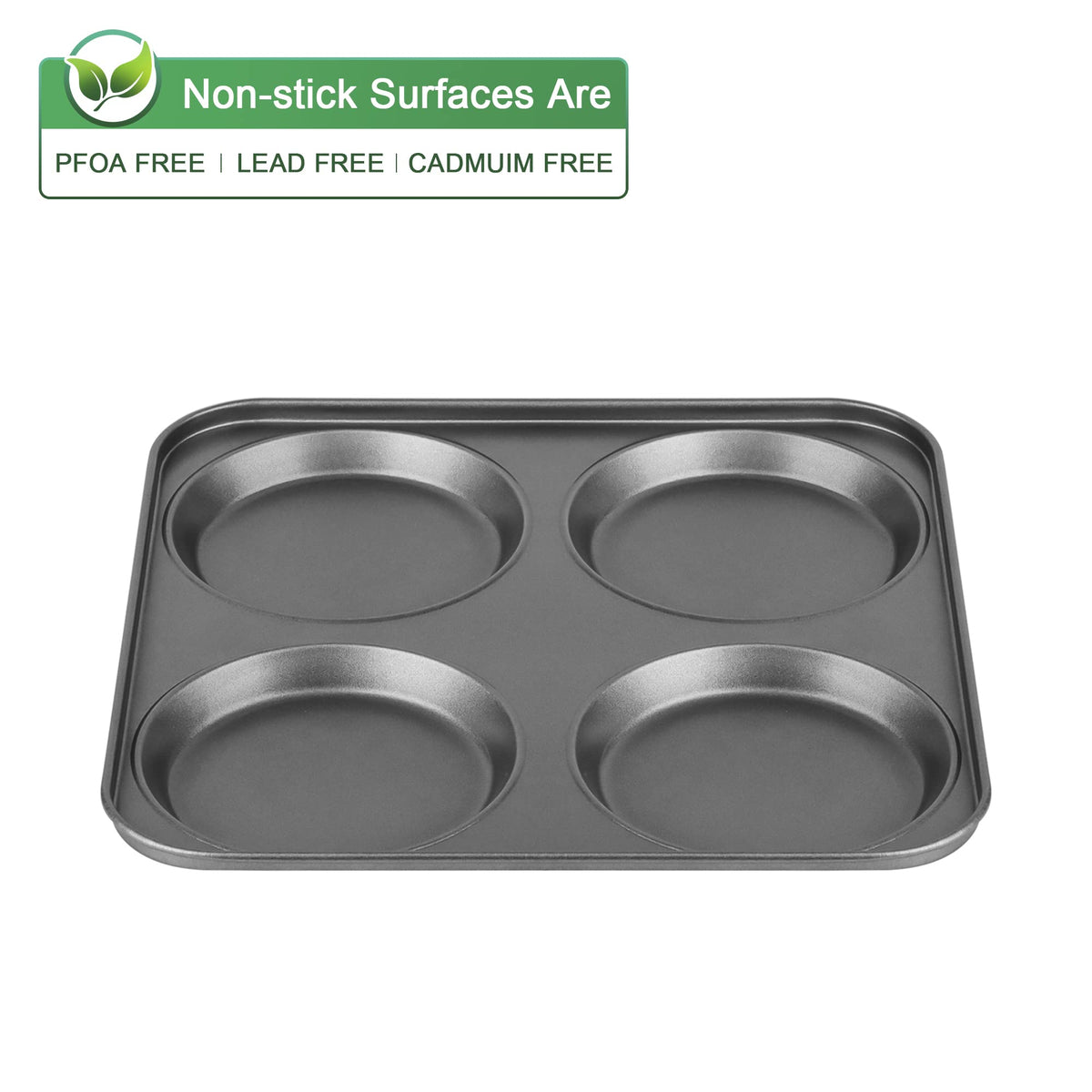 Closeup of Tiawudi nonstick coating for easy release and cleanup