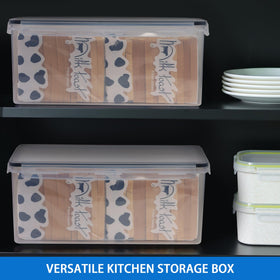 Tiawudi stackable bread box on counter saves kitchen space.