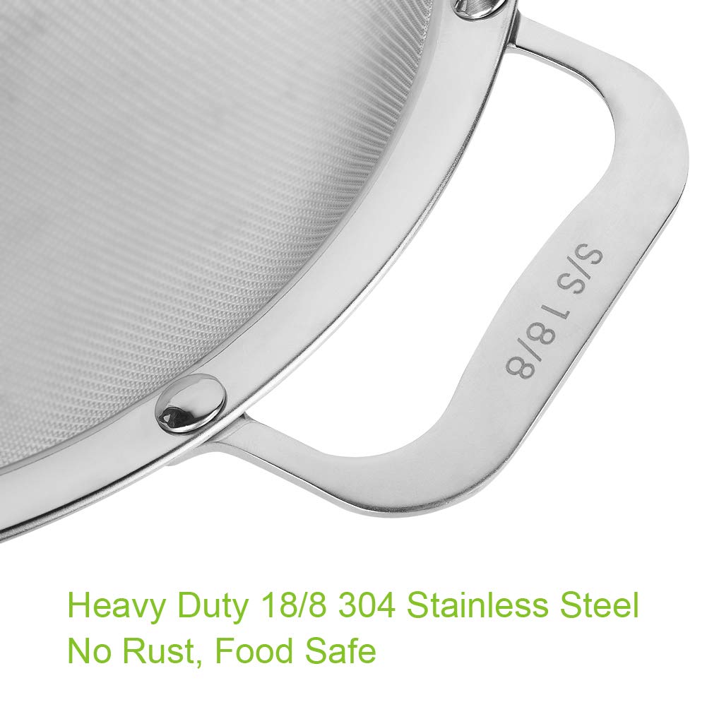 Tiawudi stainless steel 18/8 construction resists rust for long-lasting kitchen use.