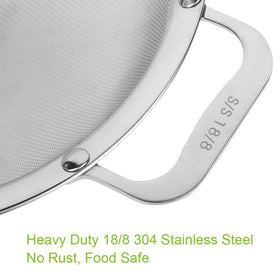 Tiawudi stainless steel 18/8 construction resists rust for long-lasting kitchen use.