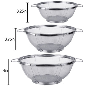 Tiawudi stainless steel mesh with riveted handles for durability.