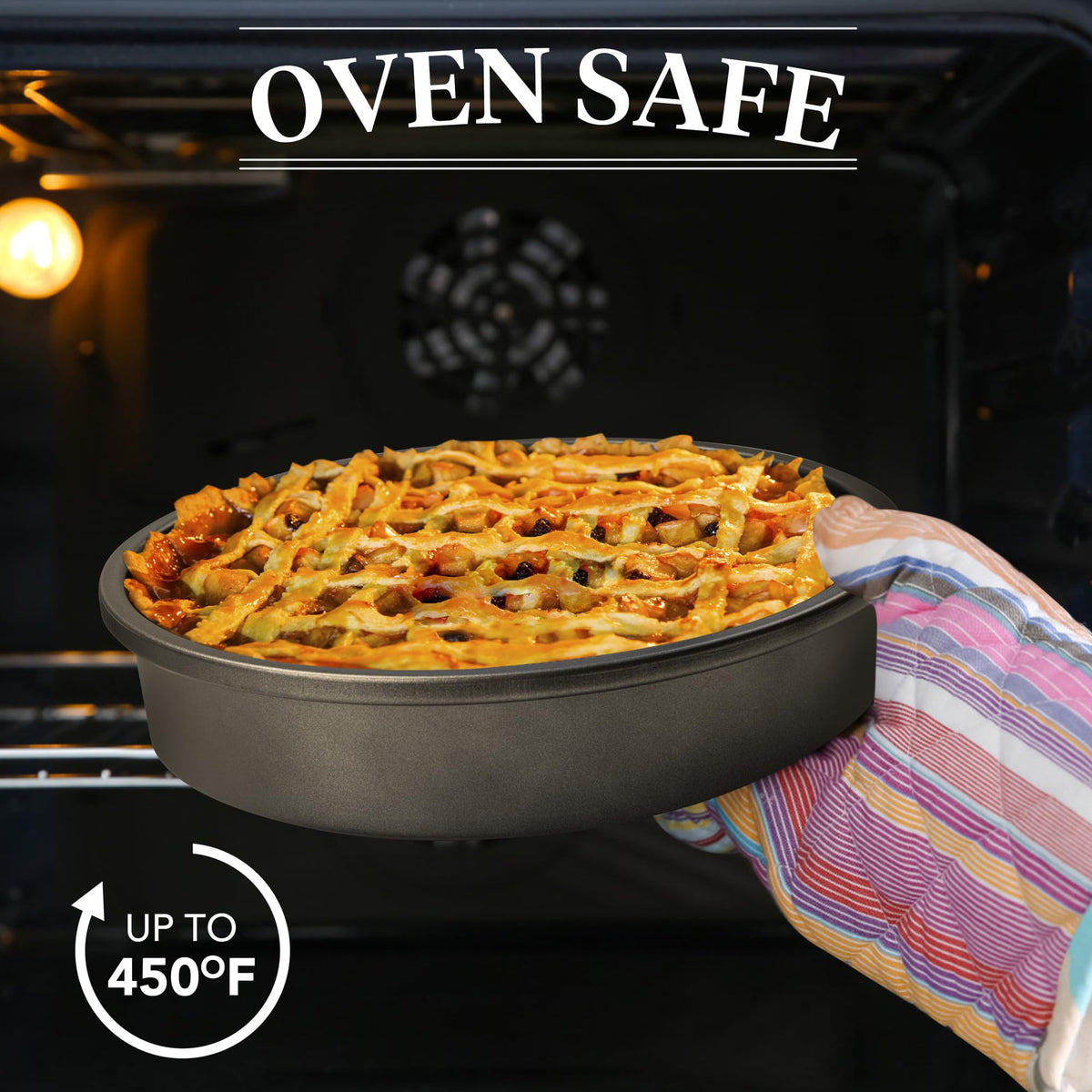 Tiawudi pan great for cakes and brownies with even edges.