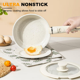 Tibbicc quick-release detachable handle enables versatile cooking surfaces.
