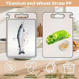 Tibo wheat straw side for fruits and vegetables safe and versatile
