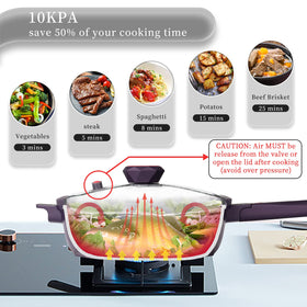 TIBORANG detachable handle for compact storage after cooking.