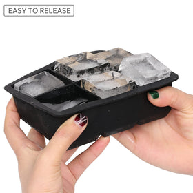 Ticent easy-release design lets you twist and release ice effortlessly.