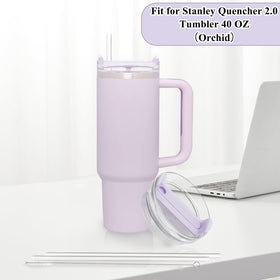 Dishwasher-safe lid and straw with cleaning brush for easy upkeep.