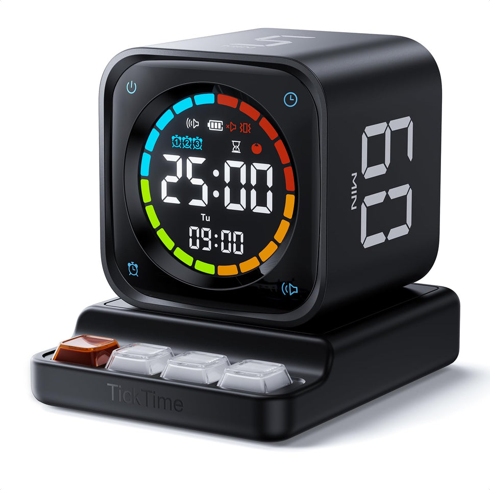 Ticktime TK3 compact desktop timer for focused work sessions