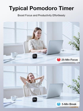 Ticktime TK3 quick-flip countdown starts 5 minutes for focused study
