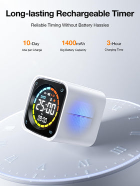 Ticktime TK3 rechargeable USB-C base keeps timer powered