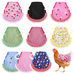 Tideme 9Pcs chicken saddles provide back protection against pecks and scratches.