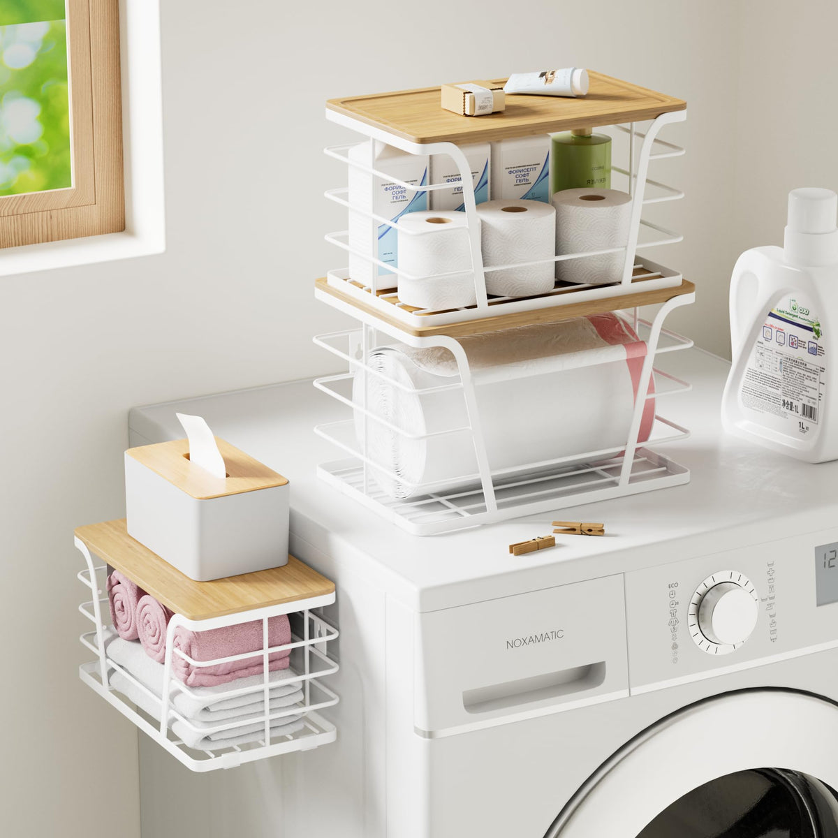 TIDIIABODE kitchen pantry organizer for spices and cans