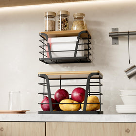 Tidiiabode pantry storage accessory enhances compact storage efficiency.