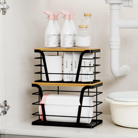 Tidiiabode wall mount trash bag holder frees counter space.