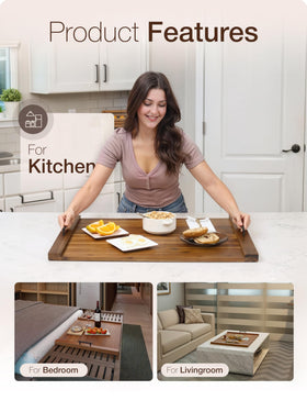 Tidita Acacia natural beauty and durable construction for everyday use.