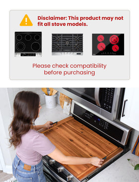 Tidita Acacia wood noodle board with built-in handles for easy transport.