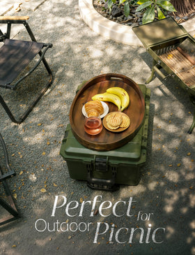 Tidita tray decorates shelves and coffee tables with practical, decorative charm.