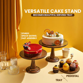Tidita pedestal-assembly-ready stands simplify setup for events and gatherings.