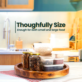 Tidita cheese board setup on a turntable ideal for sharing.