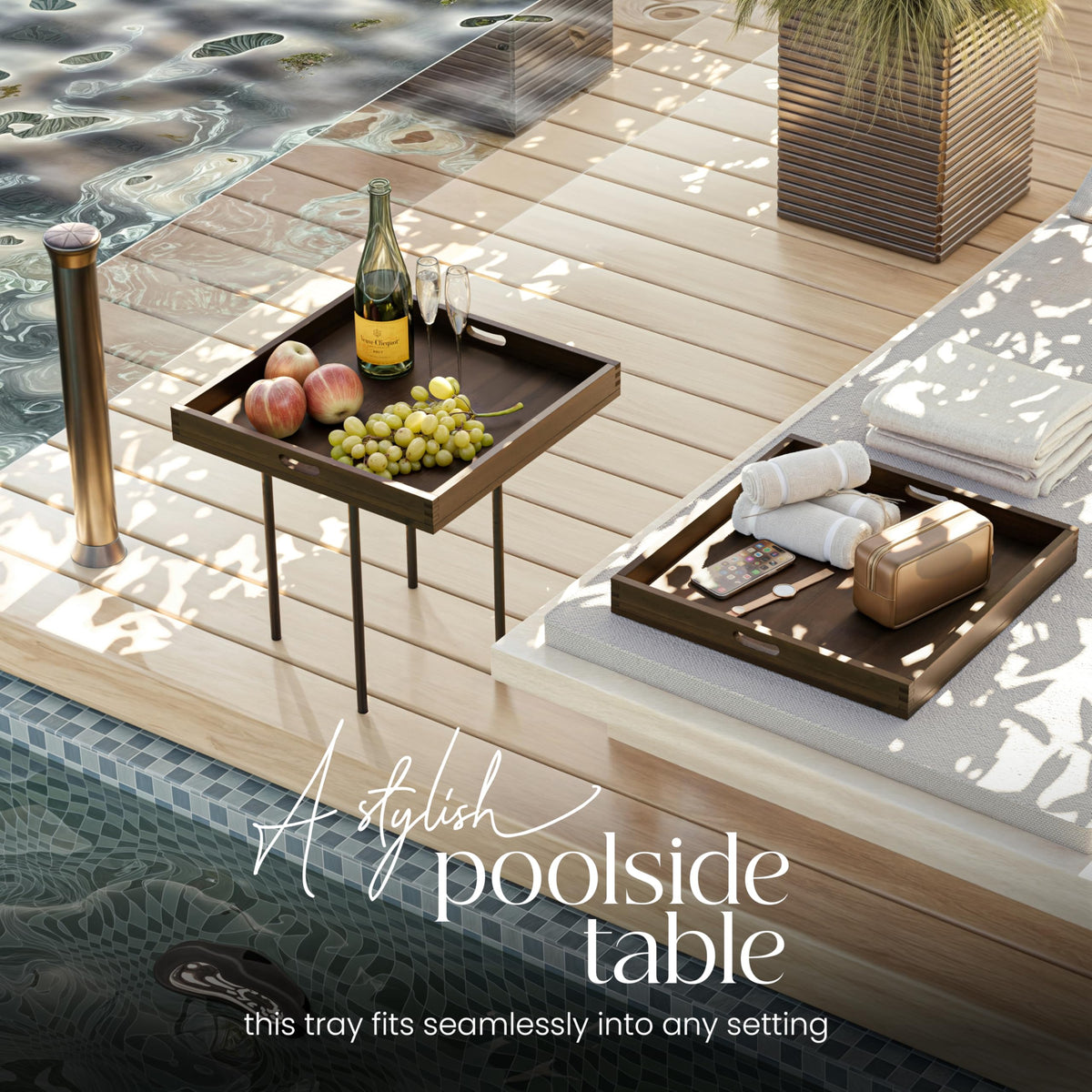 Tidita ready-to-use tray arrives fully assembled.