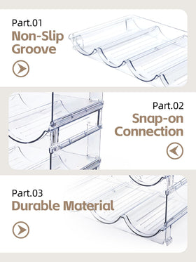 TIDY SAVANT clear PET material for visibility and easy cleaning