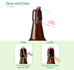 TienChoo amber bottle flip-cap seal for fresh vanilla extract.
