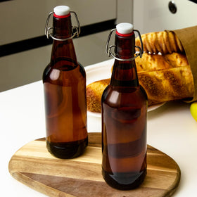 TienChoo vanilla extract storage bottle ideal for kitchen use.