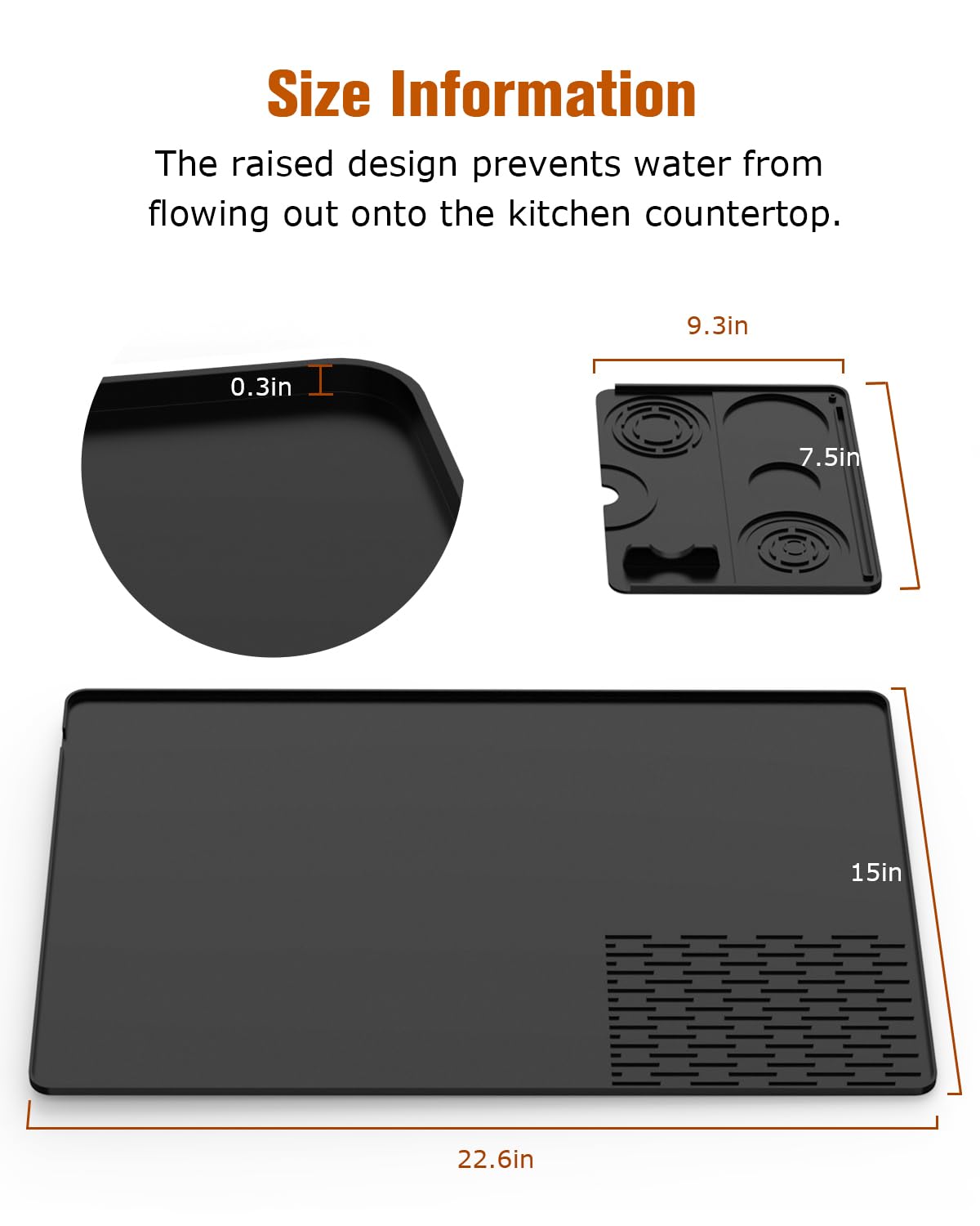 Tiga silicone mat is heat-resistant and BPA-free for daily use