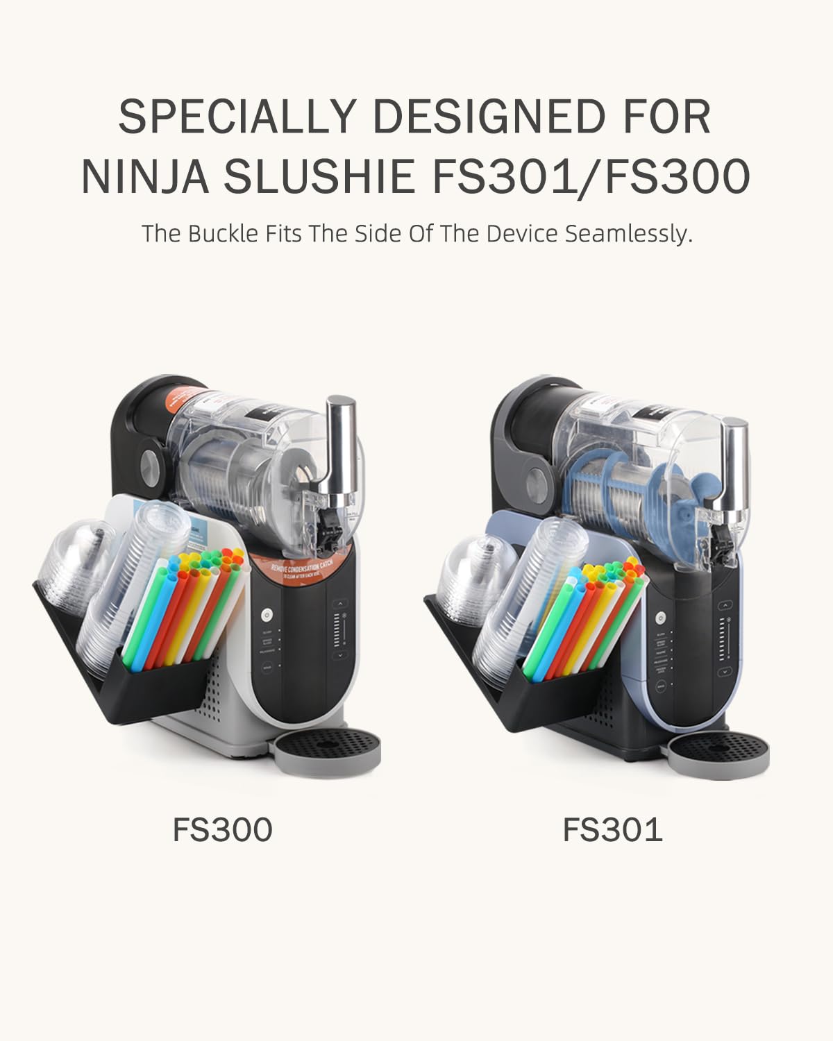 Tilted 35° design enables one-handed cup retrieval.