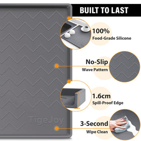 TigeJoy one-piece design enables quick tool-free installation and cleaning