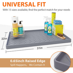 TigeJoy raised-edge 1.6 cm design contains liquids to guard against spills.