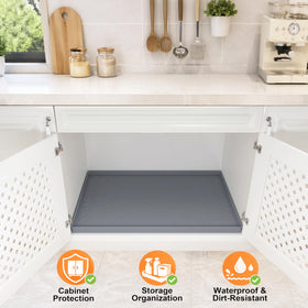 TigeJoy versatile mat serves as dish rack liner and boot tray.