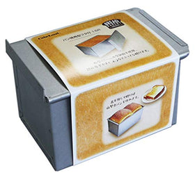 Tiger Crown sliding lid bread pan, easy to open and keeps the lid in place during baking.