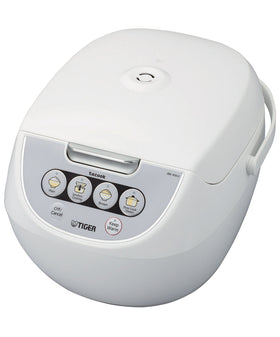 Tiger JBV-A10U rice cooker front view for easy weeknight meals