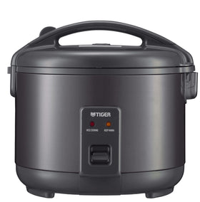 Tiger JNP-S15U-KY 8-cup rice cooker in action, ideal for family meals.