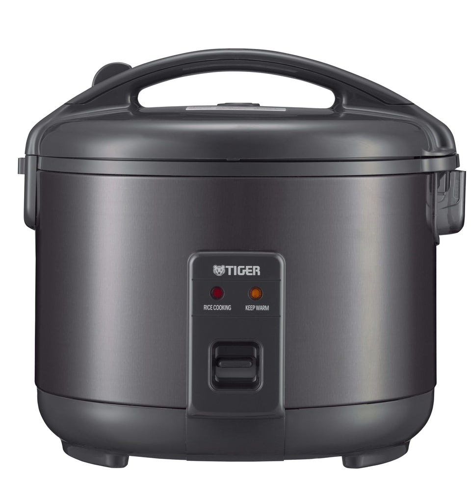 Tiger JNP-S15U-KY 8-cup rice cooker in action, ideal for family meals.