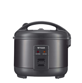 Tiger JNP-S55U-KY 3-cup capacity rice cooker in compact form for small kitchens.