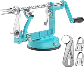 Tigwin Apple Peeler Blue chrome magnesium alloy build for lasting durability.
