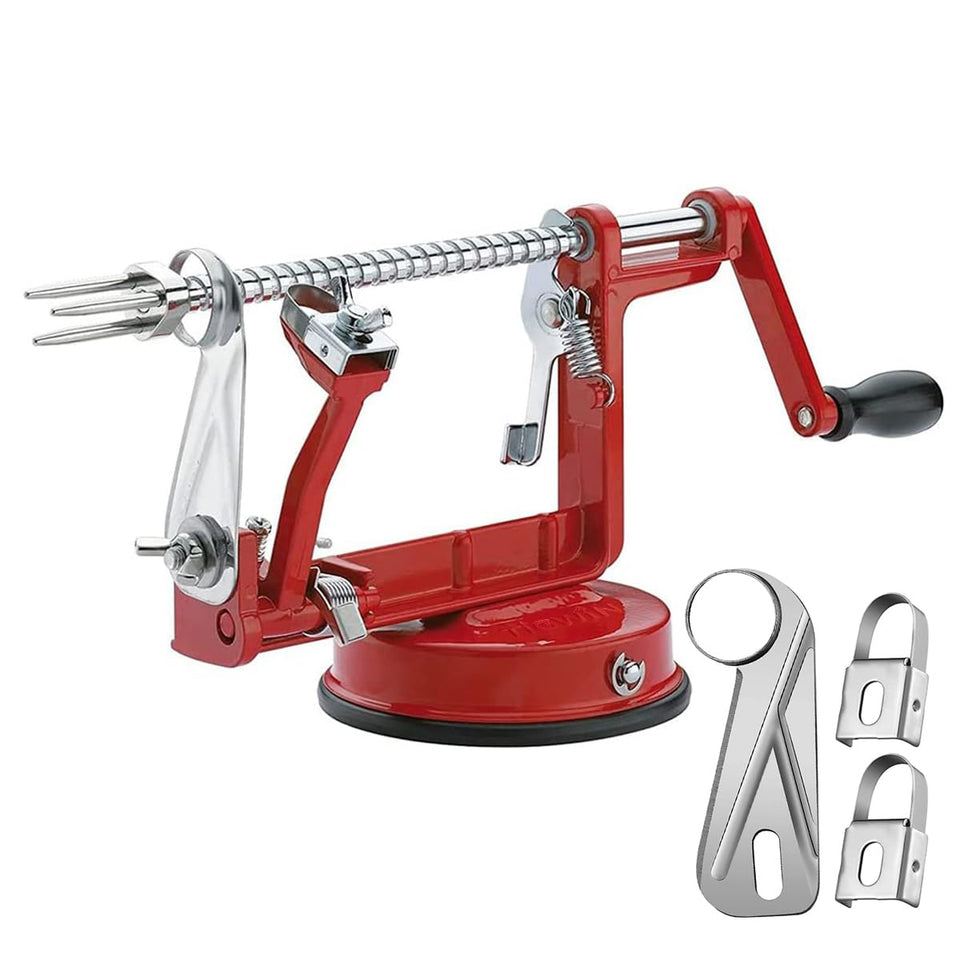 Tigwin apple peeler corer slicer with versatile blades for quick prep