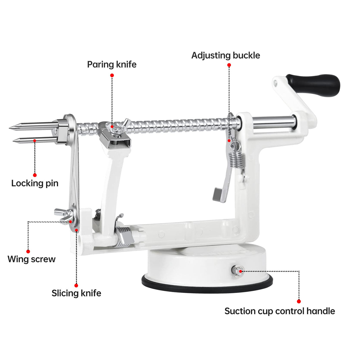 Tigwin corers removable blade for easy potato prep