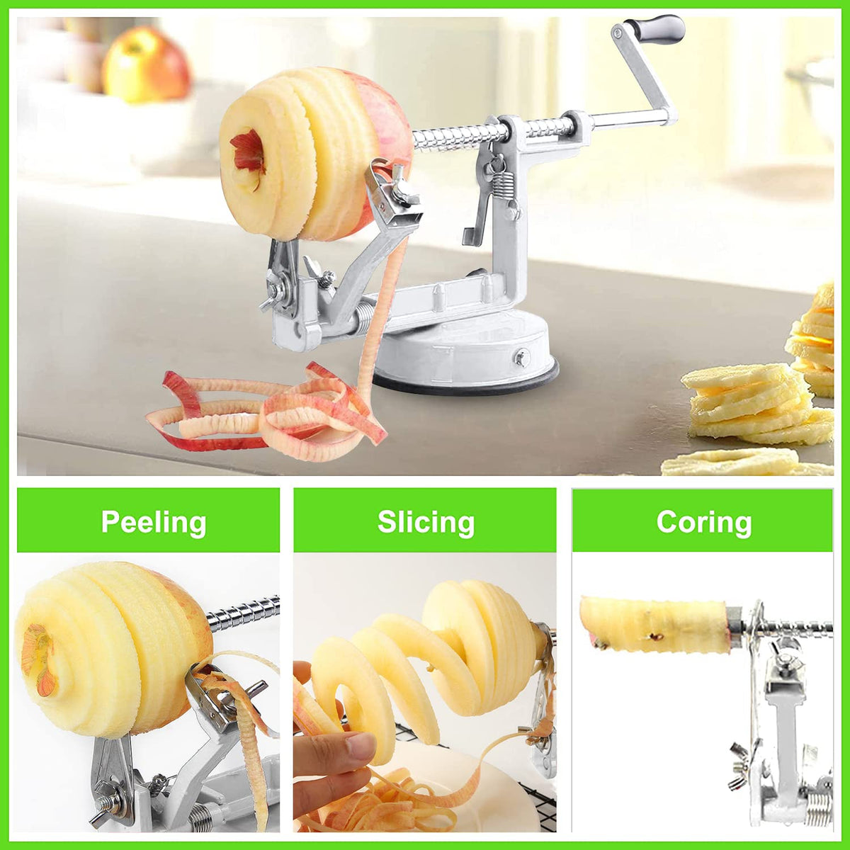 Tigwin suction base provides strong hold on countertops