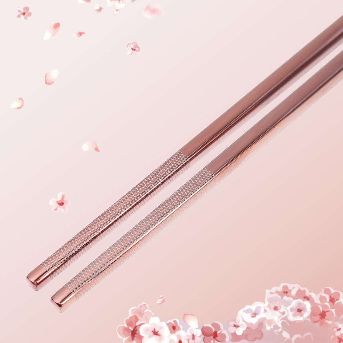 TIICOO 304 stainless steel chopsticks durable and hygienic
