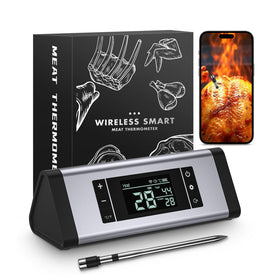 TiInsta 800ft wireless thermometer display with real-time temperature reading
