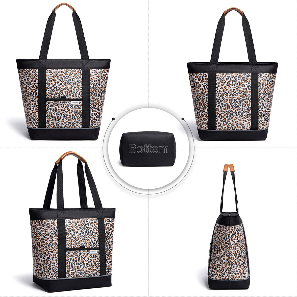 TIIOCTI Cooler Tote comfortable shoulder strap makes carrying easy